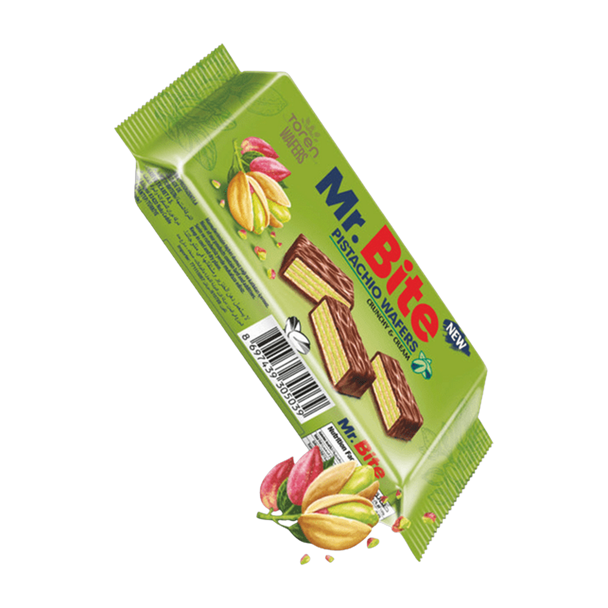 Mr. Bite Pistachio Cream Wafer